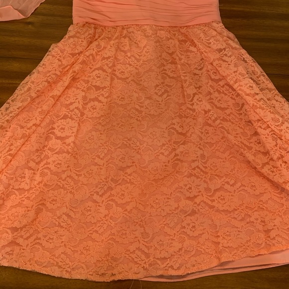 NWT Peach Formal Dress from Macy’s Bridal - Picture 2 of 4